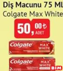 COLGATE MAX WHİTE DİŞ MACUNU 75 ML COLGATE MAX WHİTE DİŞ MACUNU 75 ML